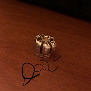 Pandora Gold Crown Charm